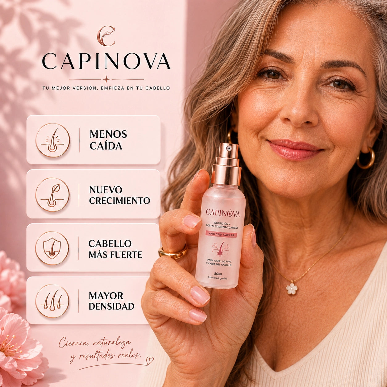 2x1 en Capinova® - Spray de Recuperación y Crecimiento Capilar