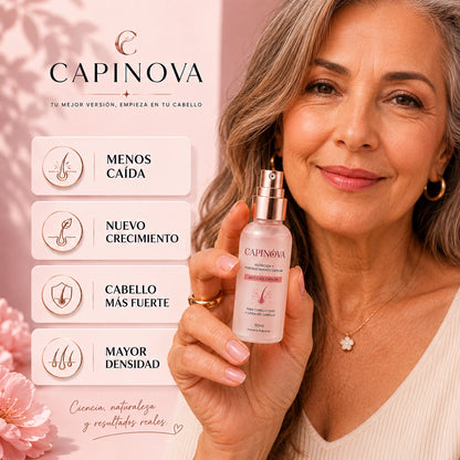 2x1 en Capinova® - Spray de Recuperación y Crecimiento Capilar